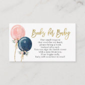 カードの性別の暴露の代わりに本を持って来る エンクロージャーカード