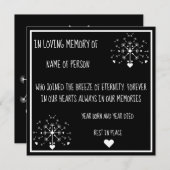 カードの愛する記憶の中で風にタンポポ (正面/裏面)