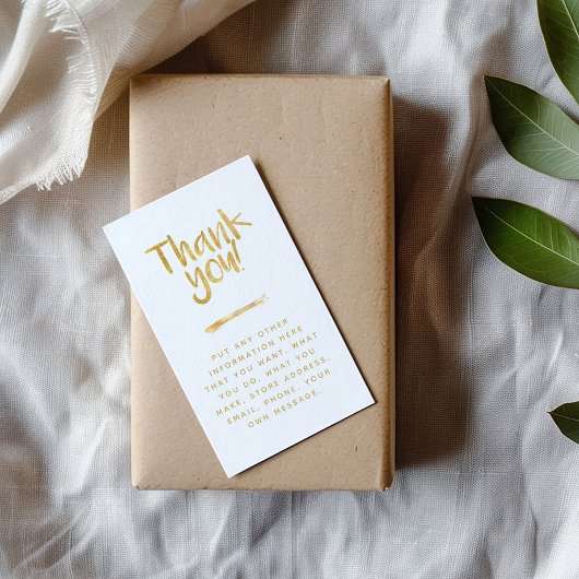 カードの感謝していソーシャルリンクを挿入するフォイル効果 エンクロージャーカード