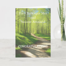 カードの成功おめでとう