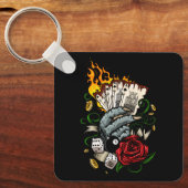 カードの手 キーホルダー (正面)