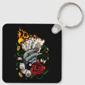 カードの手 キーホルダー (裏面)