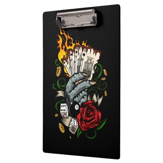 カードの手 クリップボード (左)