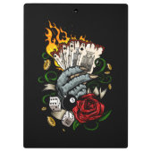 カードの手 クリップボード (裏面)