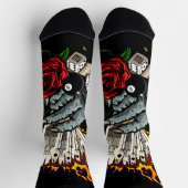 カードの手 ソックス (上部)