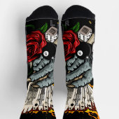 カードの手 ソックス (上部)