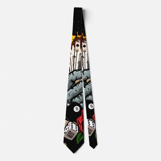 カードの手 ネクタイ (正面)