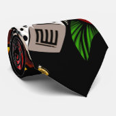 カードの手 ネクタイ (ロール)