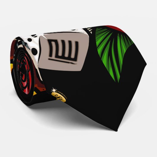 カードの手 ネクタイ (ロール)