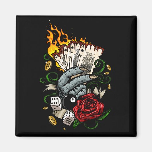 カードの手 マグネット (正面)