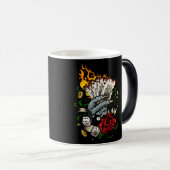 カードの手 モーフィングマグカップ (正面右)