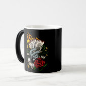 カードの手 モーフィングマグカップ (正面左)