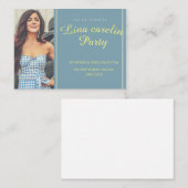 カードの招待  名刺 (正面/裏面)