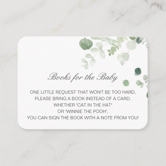 カードの挿入用の編集可能なベビーブック エンクロージャーカード (正面)