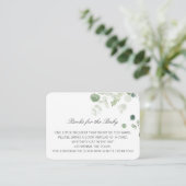 カードの挿入用の編集可能なベビーブック エンクロージャーカード (スタンド正面)