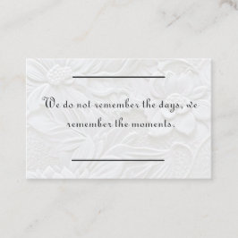 カードの挿入 – 悔やみや弔慰 – 弔意3 名刺