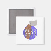 カードの支払いを受け付ける マグネット (正面/裏面)