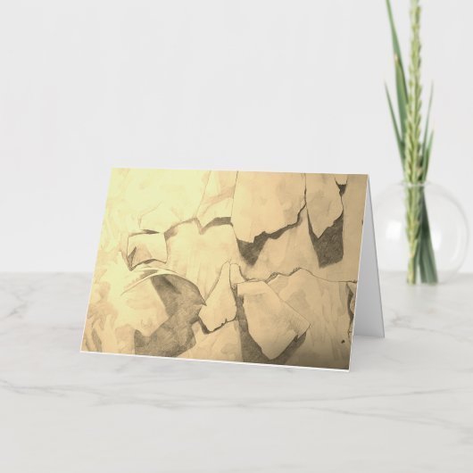 カードの新しい住所カードの移動 箔グリーティングカード (正面)