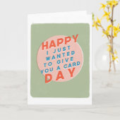 カードの日のカー与えドをお願いしただけで嬉しい カード (黄色い花)