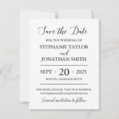 カードの書字を保存する写モダン真 セーブザデート (裏面)