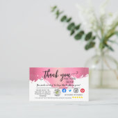 カードの梱包に関するお問い合わせモダンに対応 紹介カード (スタンド正面)