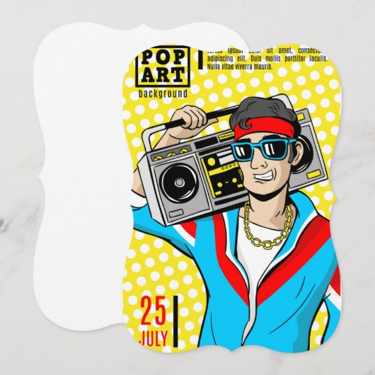 カードの漫画スタイル (正面/裏面)