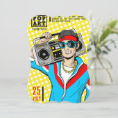 カードの漫画スタイル (スタンド正面)