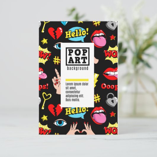 カードの漫画スタイル サンキューカード (スタンド正面)