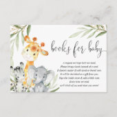 カードの男女兼用代わりに可愛い動物の本 エンクロージャーカード (正面)