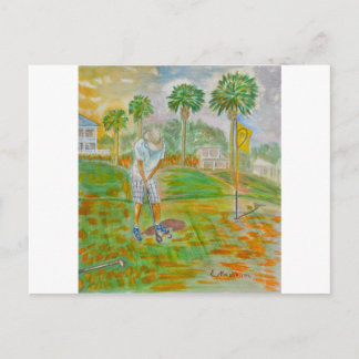 カードの裏側の後スタンプが付いている郵便はがき ポストカード