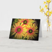 カードのConeflower カード (黄色い花)