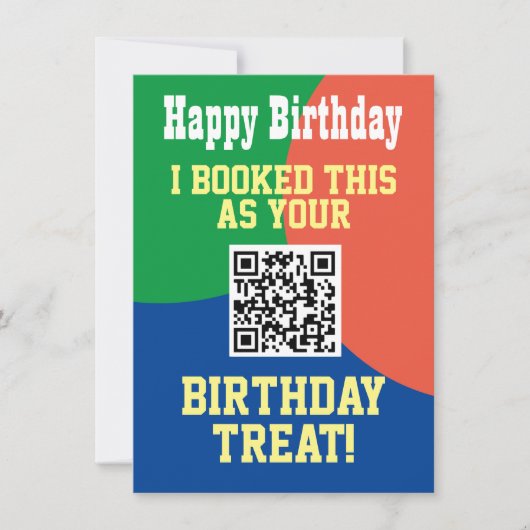 カードのQRコード 招待状 (正面)