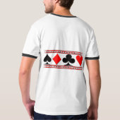 カードはティーに適します Tシャツ (裏面)
