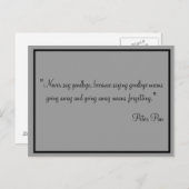 カードは決して別れを告げない ポストカード (正面/裏面)