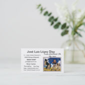 カードは用心深い訪問します 名刺 (スタンド正面)