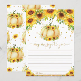 カードへのPumpkinタイムカプセルメッセー空白のジ 招待状