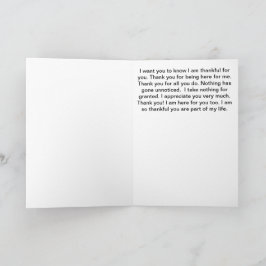 カードをありがとう カード