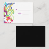 カードをつけるTORAHのこうもりのバー（ユダヤ教の）バル・ミツバーの音 プレイスカード (正面/裏面)