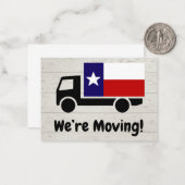 カードをテキサス州に移動 ノートカード (正面/裏面インサイチュ)