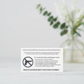 カードを与えられる銃無し 名刺 (スタンド正面)