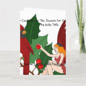 カードを与えるための季節 シーズンカード (裏面)