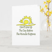 カードを与え上げない カード (黄色い花)