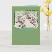 カードを出す カード (黄色い花)