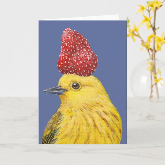 カードを受け取る カード (黄色い花)