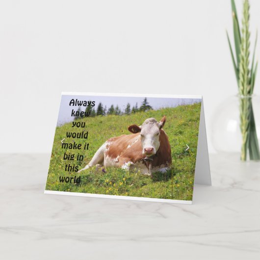 カードを喜んで祝いたい カード (正面)