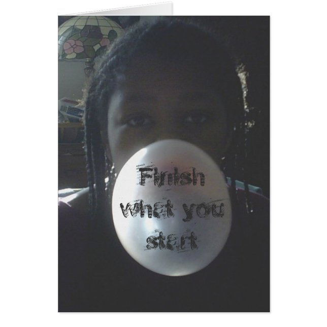 カードを始める何終わり (正面)