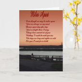 カードを恋しく思います カード (黄色い花)