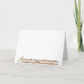 カードを恋しく思っている無頓着なチャールズ王スパニエル犬 カード (裏面)