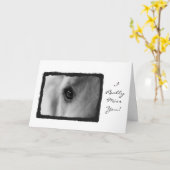 カードを恋しく思って下さい カード (黄色い花)