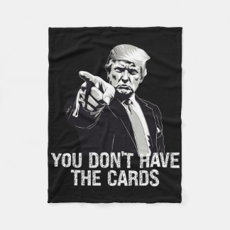 カードを持ってないじゃないですか ドナルド・トランプ アメリカ対ウクライナ フリースブランケット